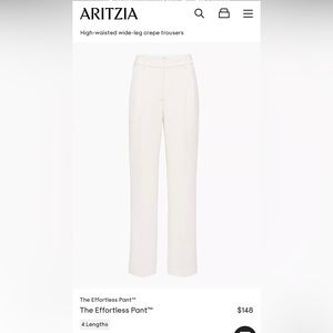 Aritzia Effortless Pant light birch new